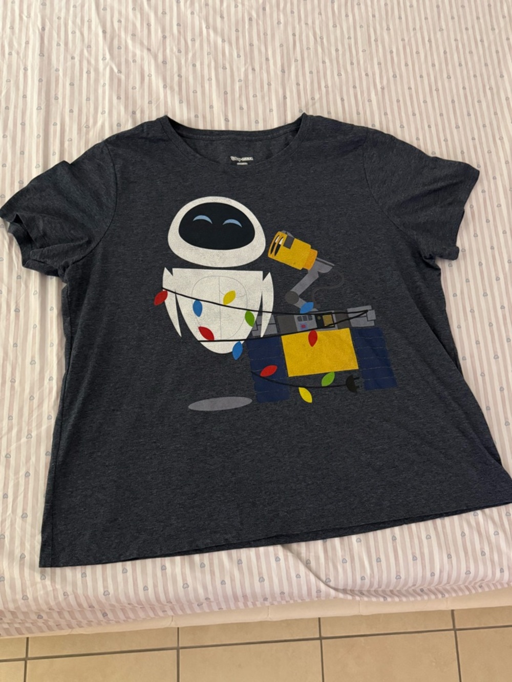 Women’s WALL·E & EVE Graphic Tee - Dark Heather